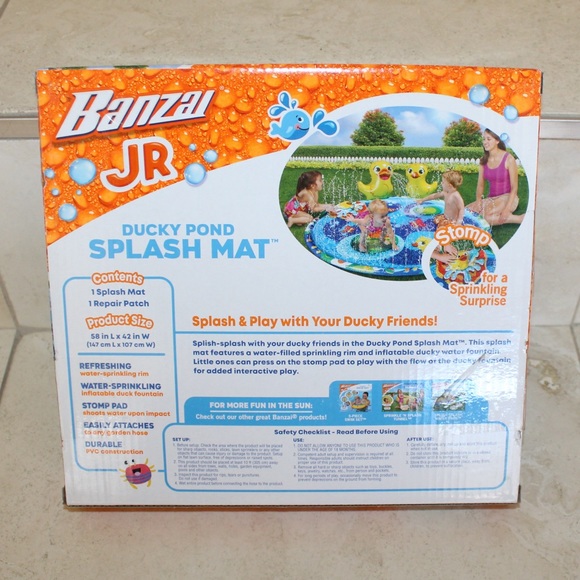 Ducky Pond Splash Mat (NIB) - Picture 3 of 5